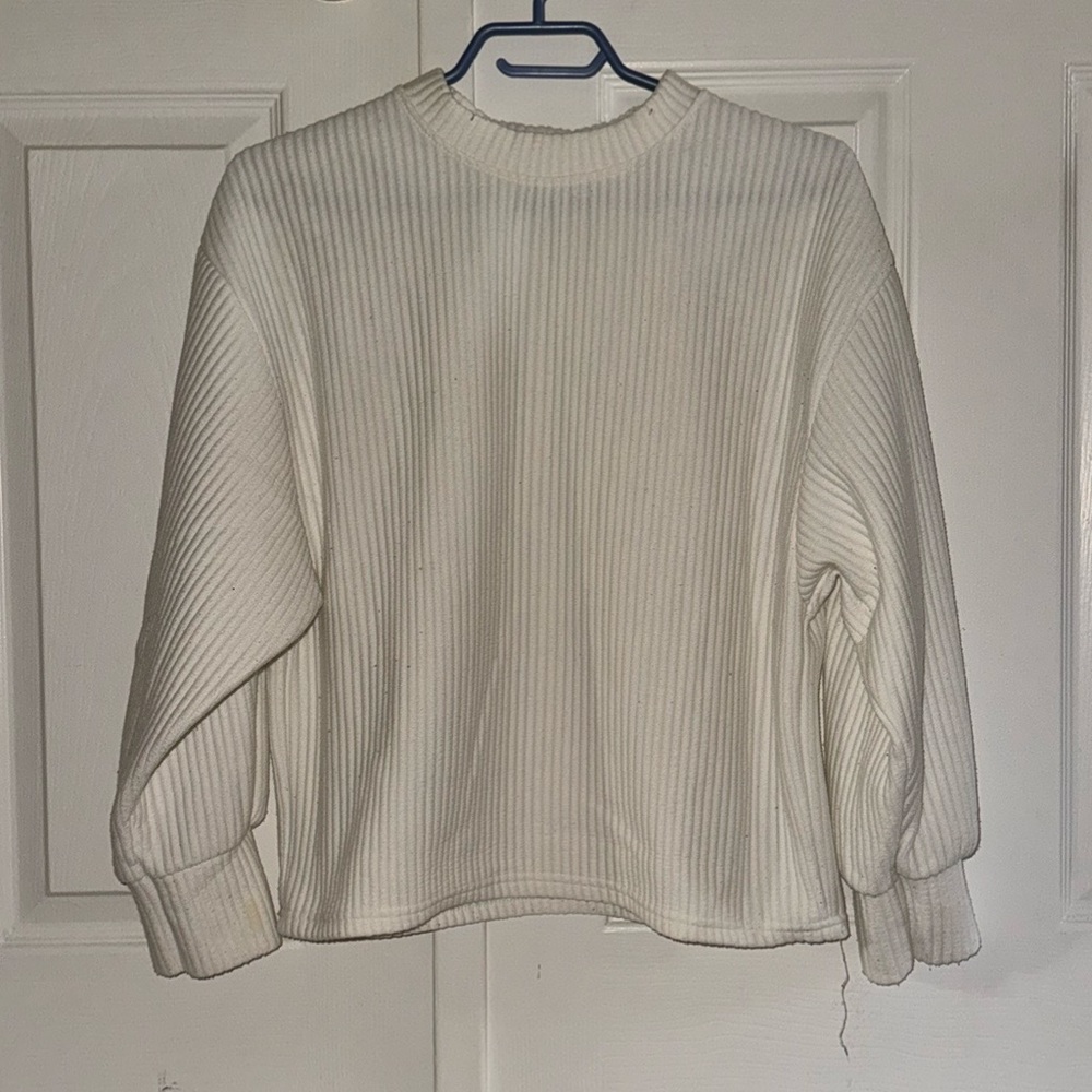 White Oversized Sweater